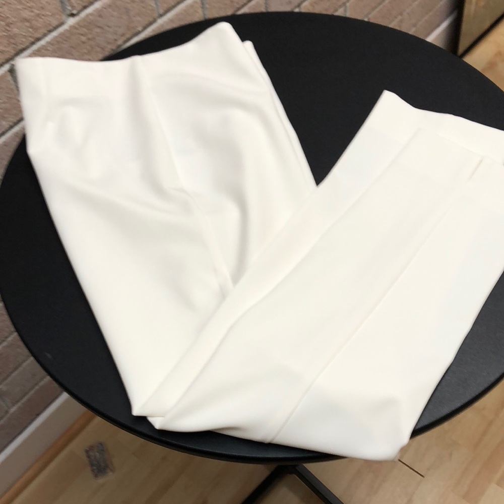 Estelle and Finn ivory ankle pant